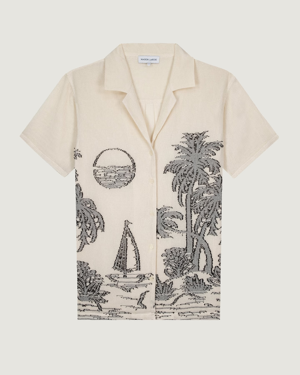 Chemisette Morney Évasion — Off White Mesh