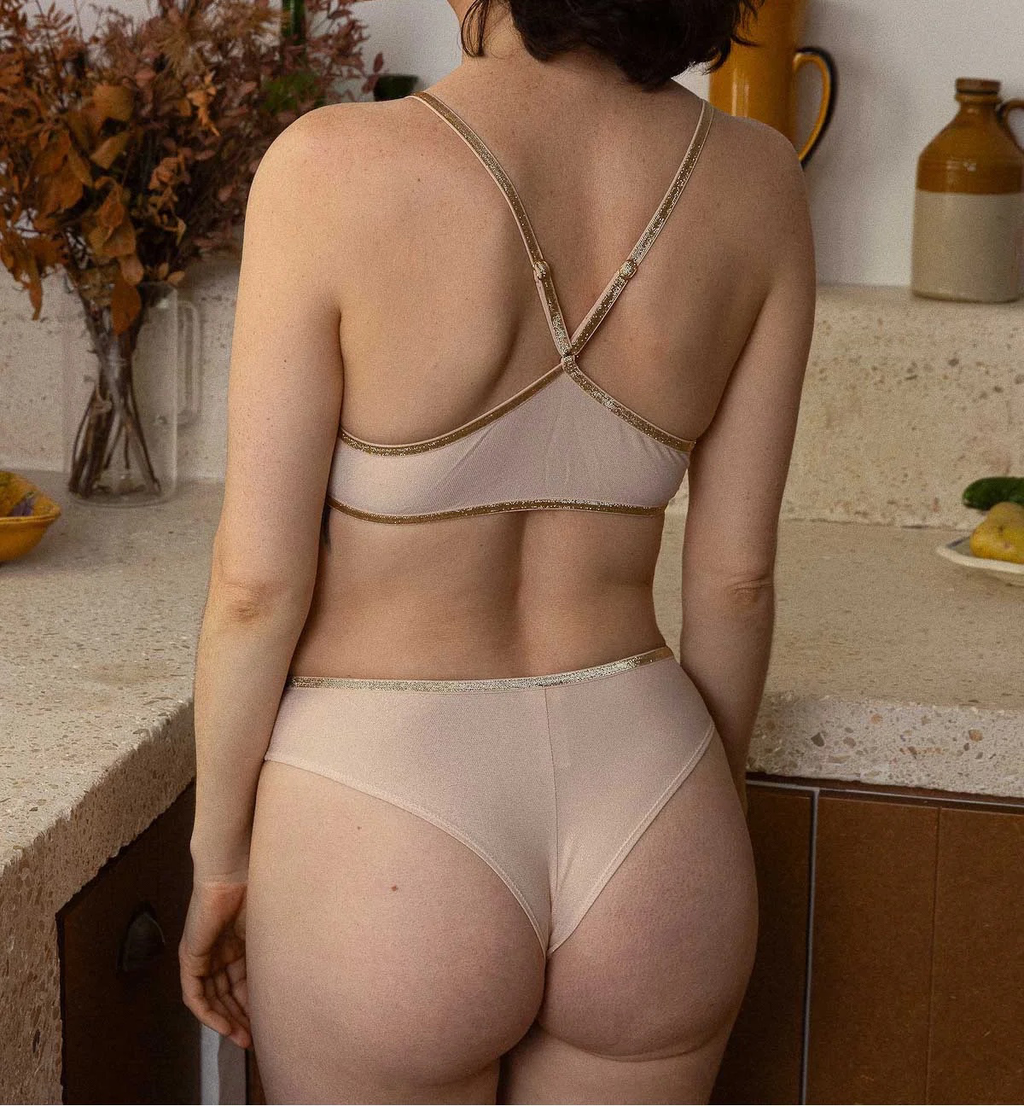 Tanga Inès – Blush Lurex