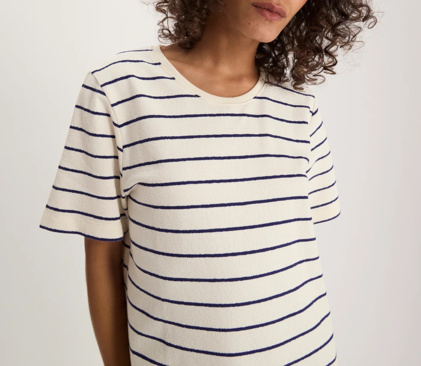 Robe Axelle – Éponge - Ecru Navy