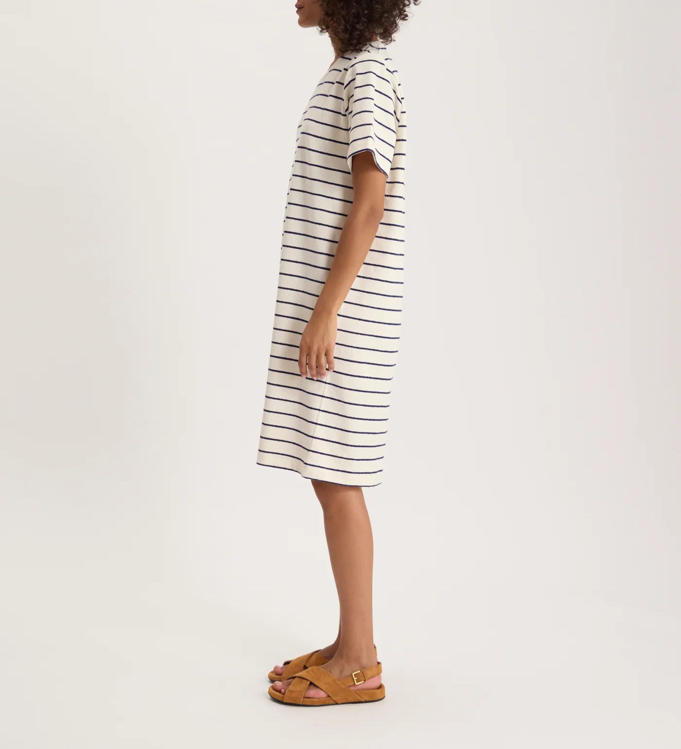 Robe Axelle – Éponge - Ecru Navy