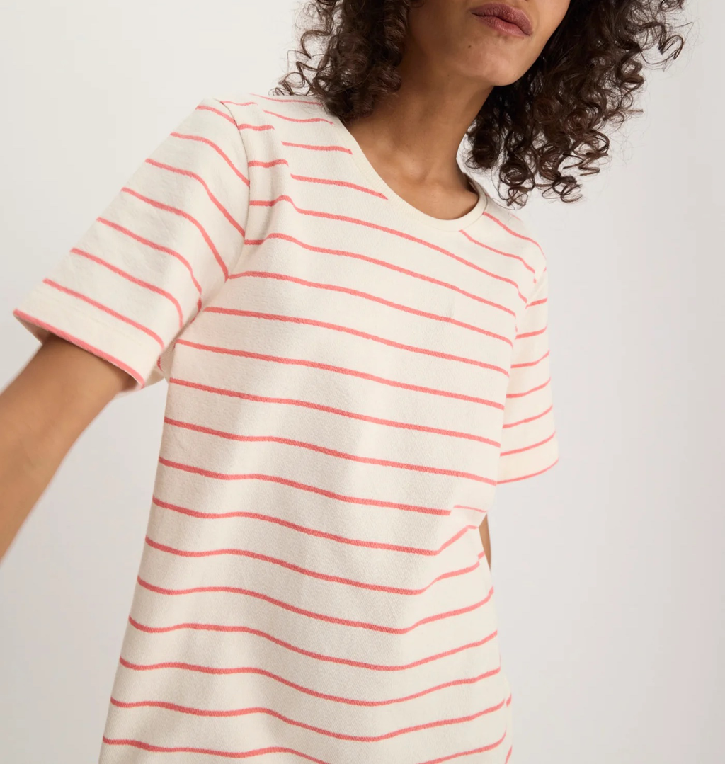 Robe Axelle – Éponge - White Pink