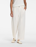 Pantalon Droit — Tissu Techno — Lin