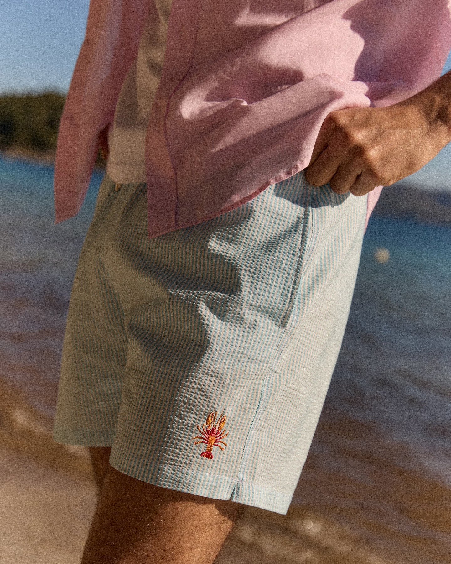 Maillot Lobster — Bain — Vert