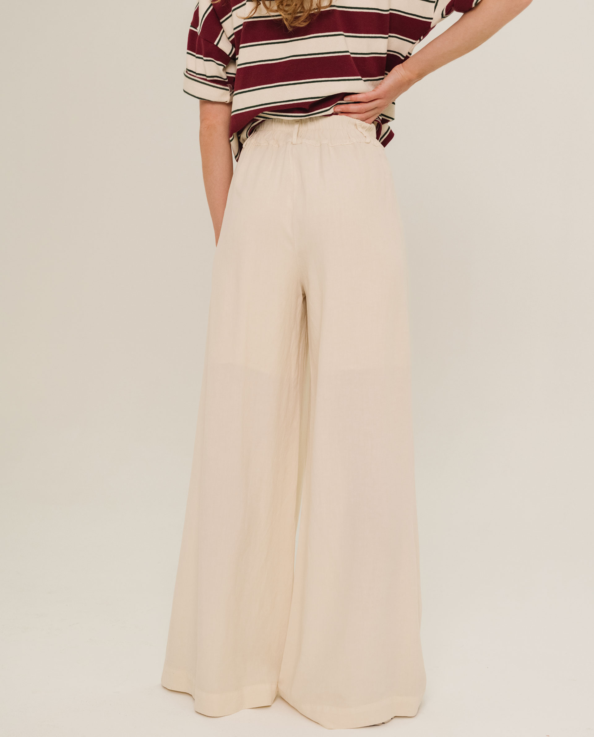 Pantalon Ediz – Craie