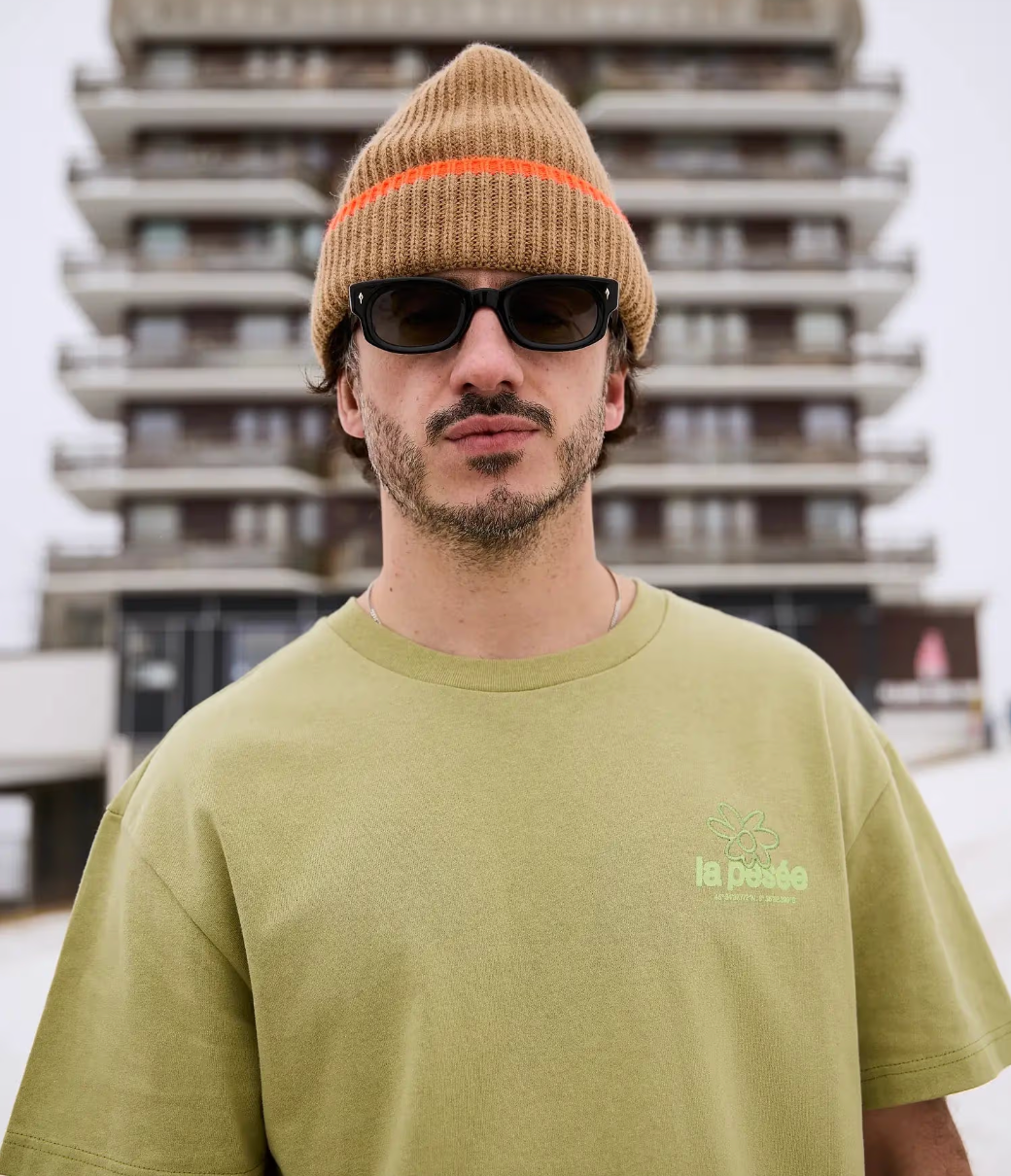 T-SHIRT FLEUR W - Sauge