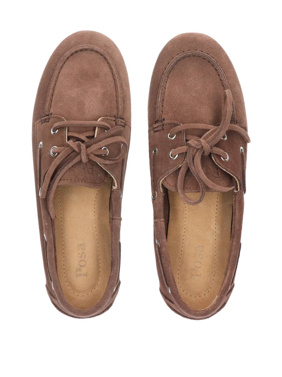 Boat Loafer Brushed - Suede - Cocoa Brown