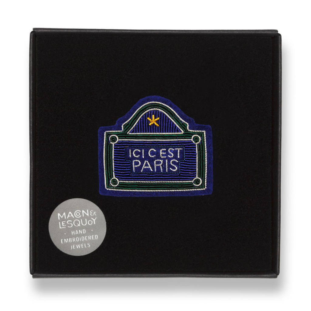 BROCHE ICI C'EST PARIS - Édition Limitée