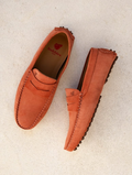 LEWIS — Mocassin driving loafer en cuir suédé