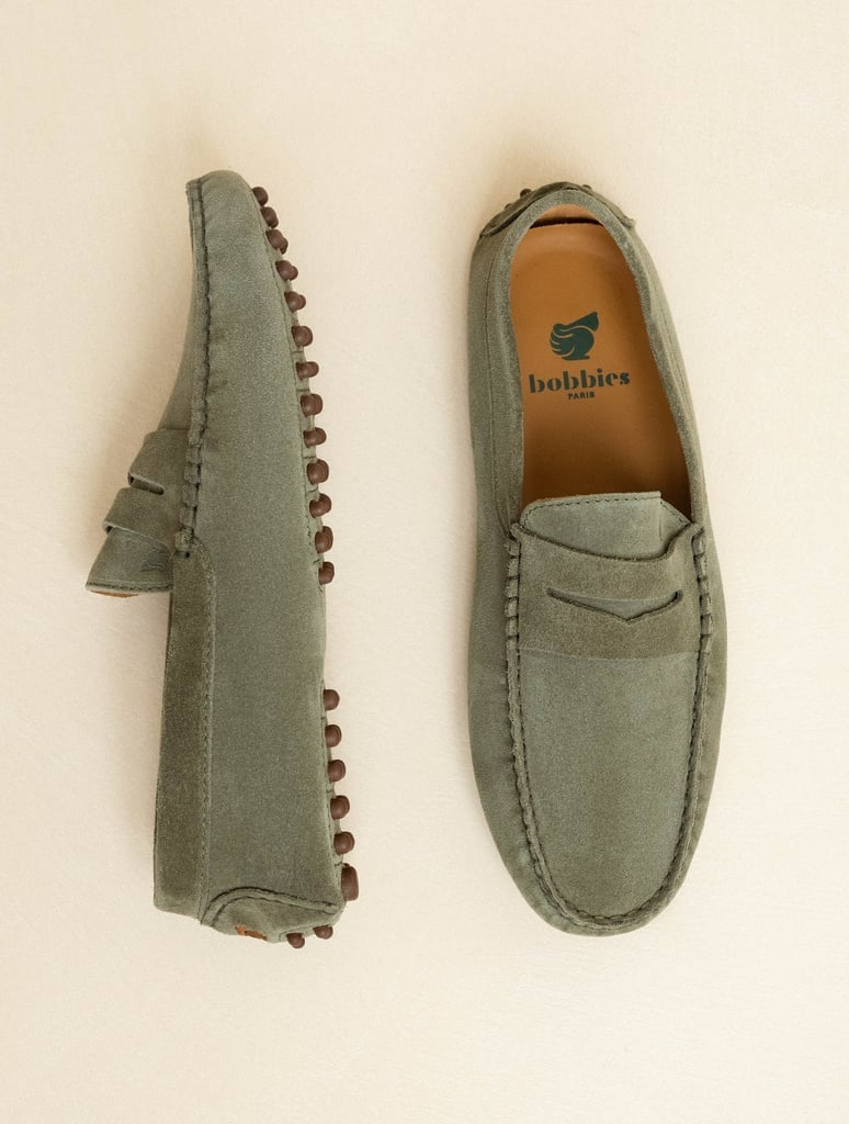 LEWIS — Mocassin driving loafer en cuir suédé