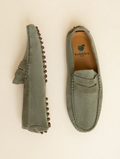 LEWIS — Mocassin driving loafer en cuir suédé