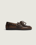 Boat Loafer Brushed - Cuir- Coffee