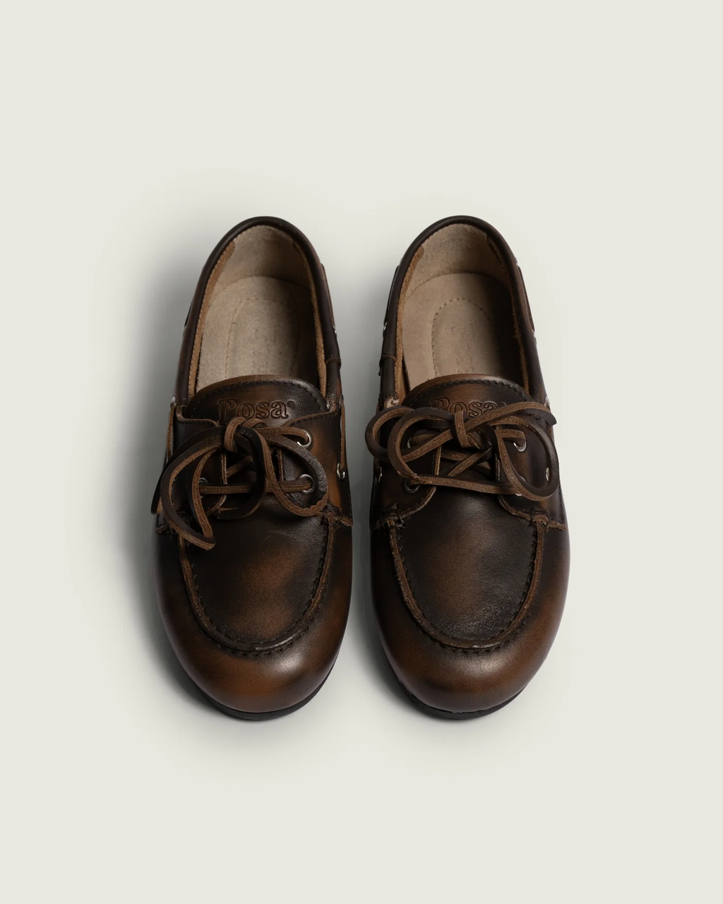 Boat Loafer Brushed - Cuir- Coffee