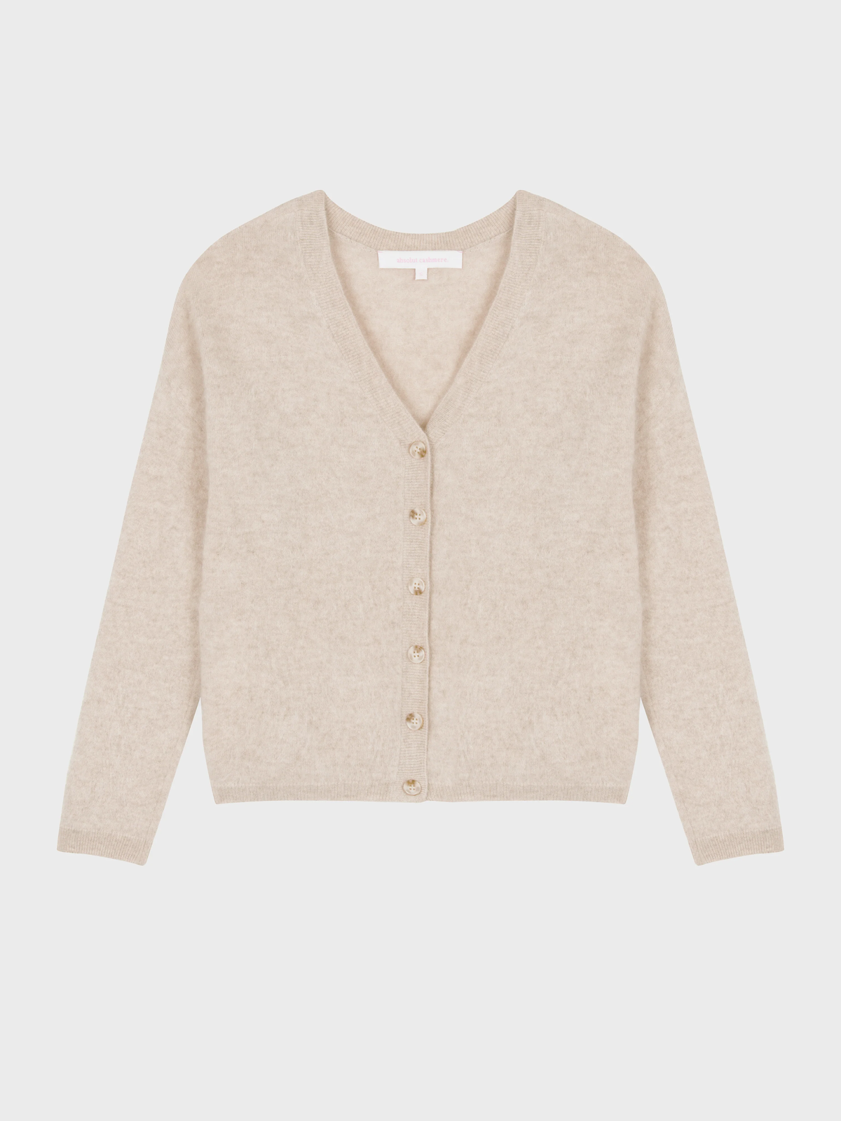 Cardigan Debora – Cachemire brossé - Oat