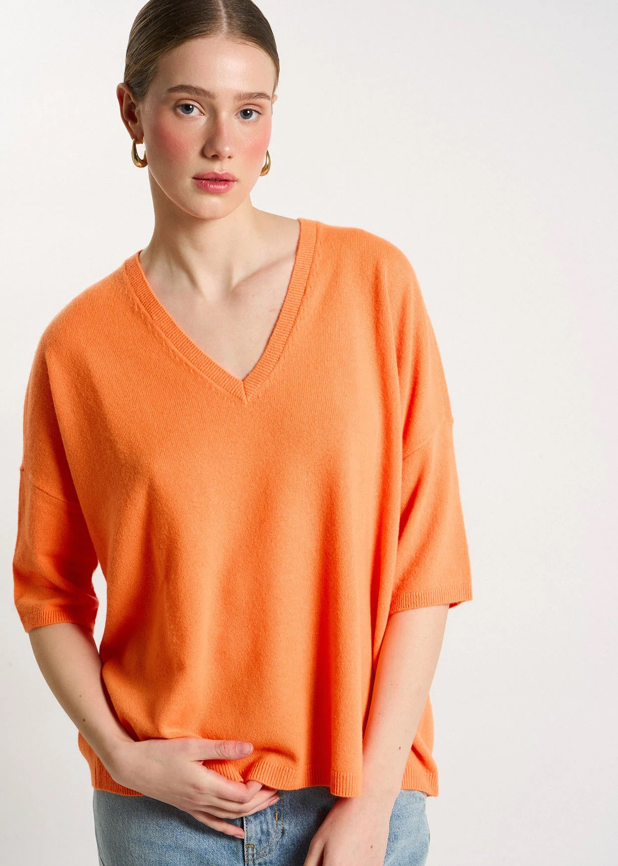 MARTINETTIE - PULL COL V - CACHEMIRE