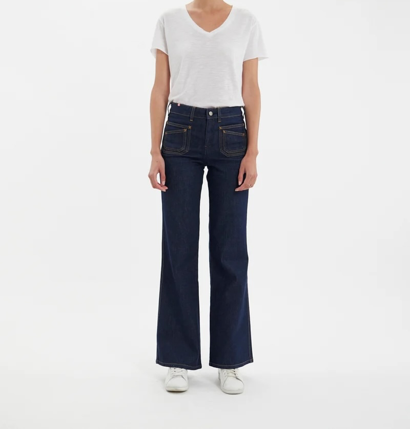Jean Rick – Coupe Flare X Atelier Notify - Blue Navy