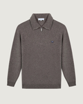 Pull Delepine "Patch Cœur" Laine d'agneau — Mini Patch Cœur Paris