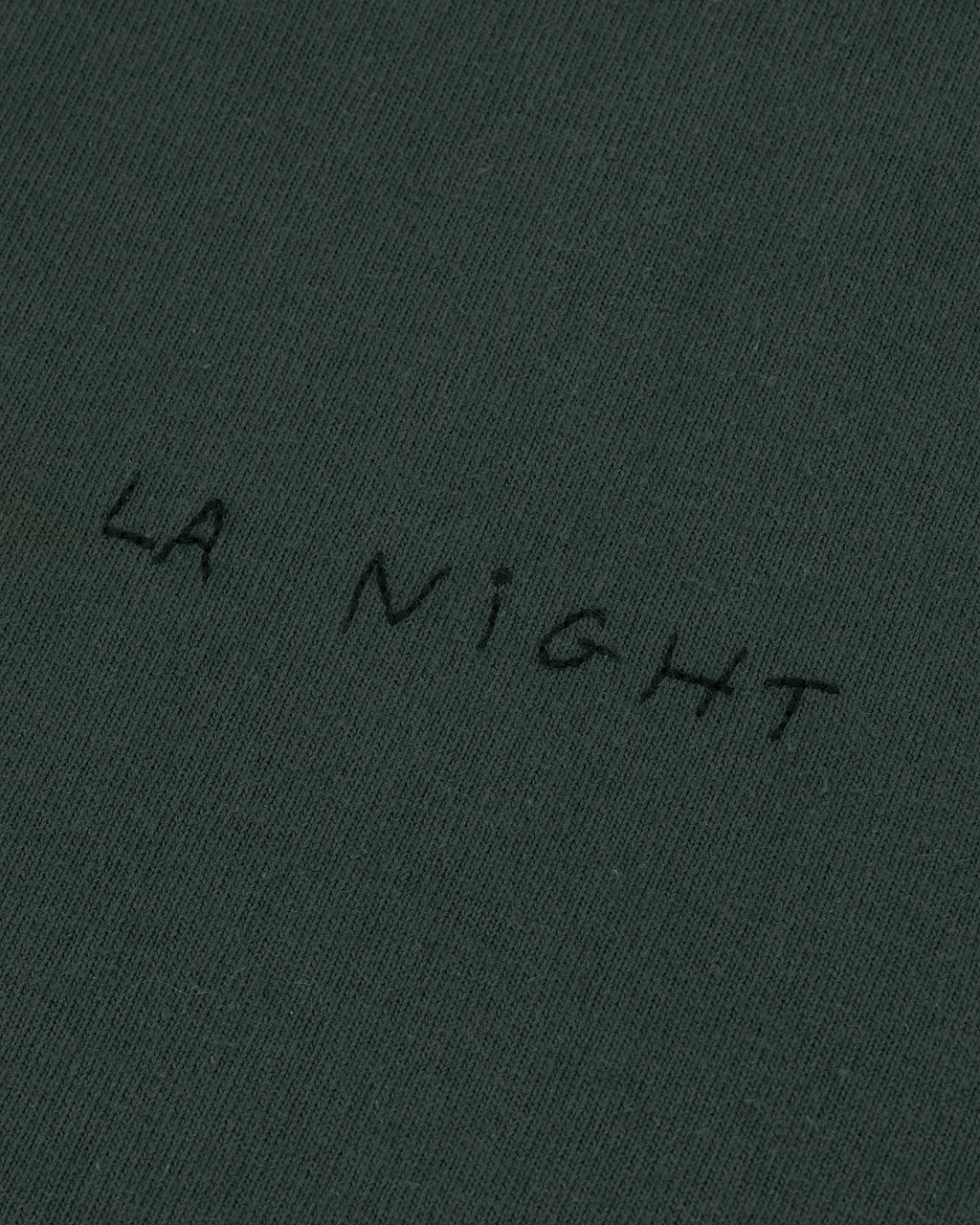 Sweatshirt Manhes "At The End Of The Night" — Army Green