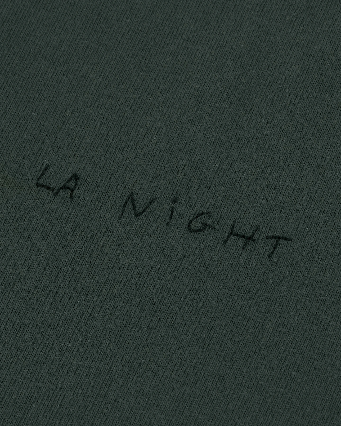 Sweatshirt Manhes "At The End Of The Night" — Army Green