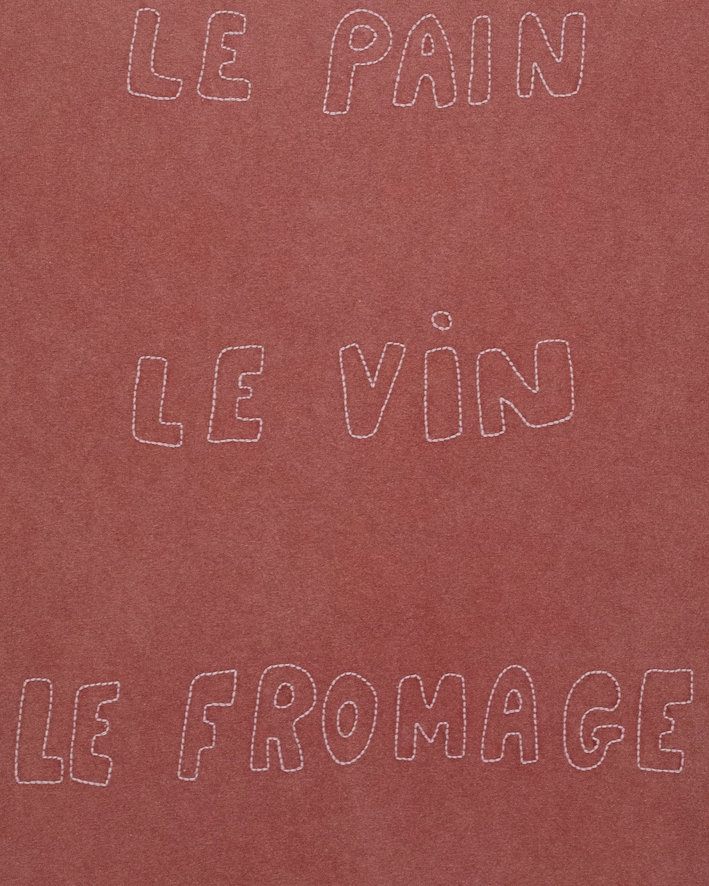 T-shirt Patureau "Pain Vin Fromage" — Acajou Washed