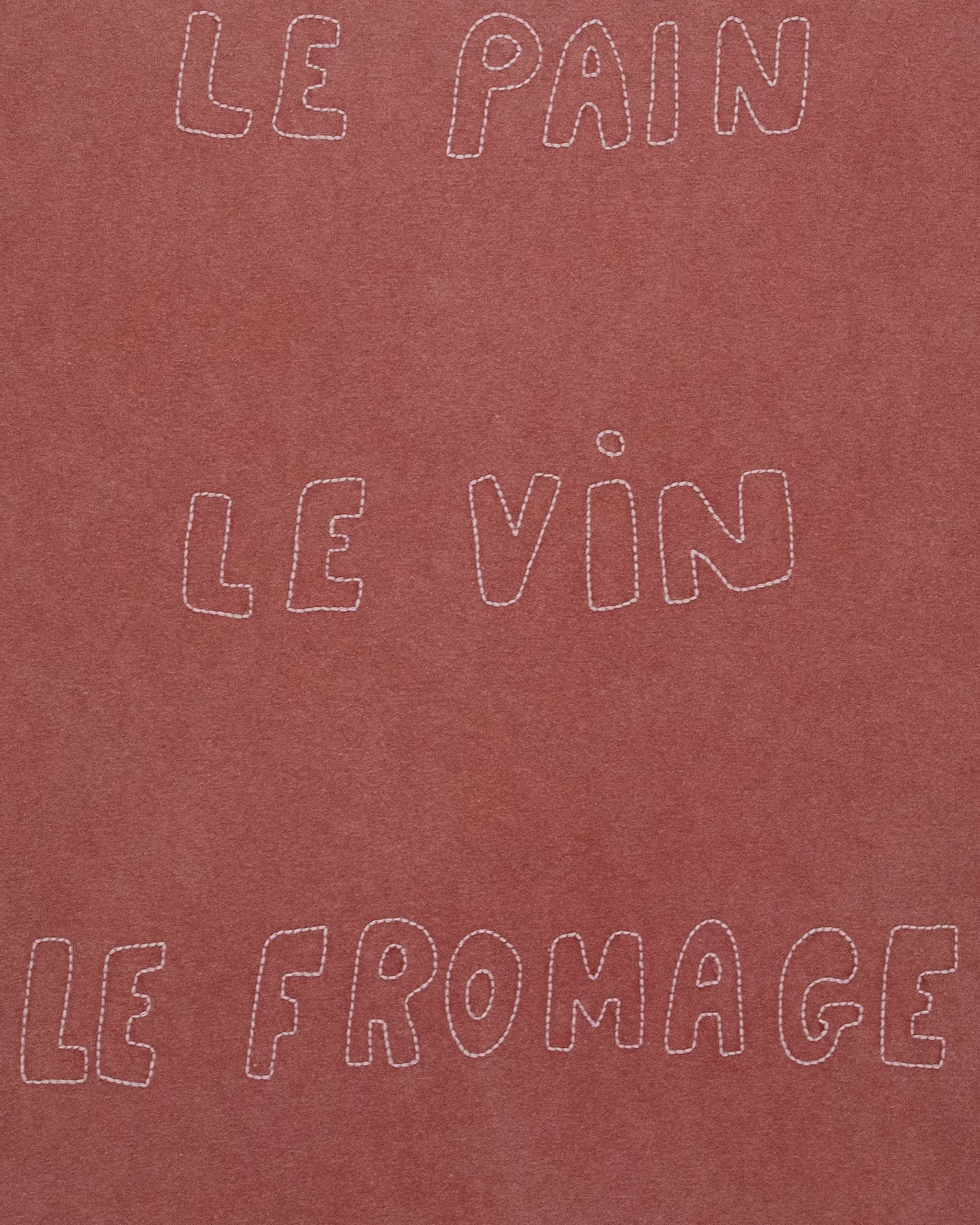 T-shirt Patureau "Pain Vin Fromage" — Acajou Washed