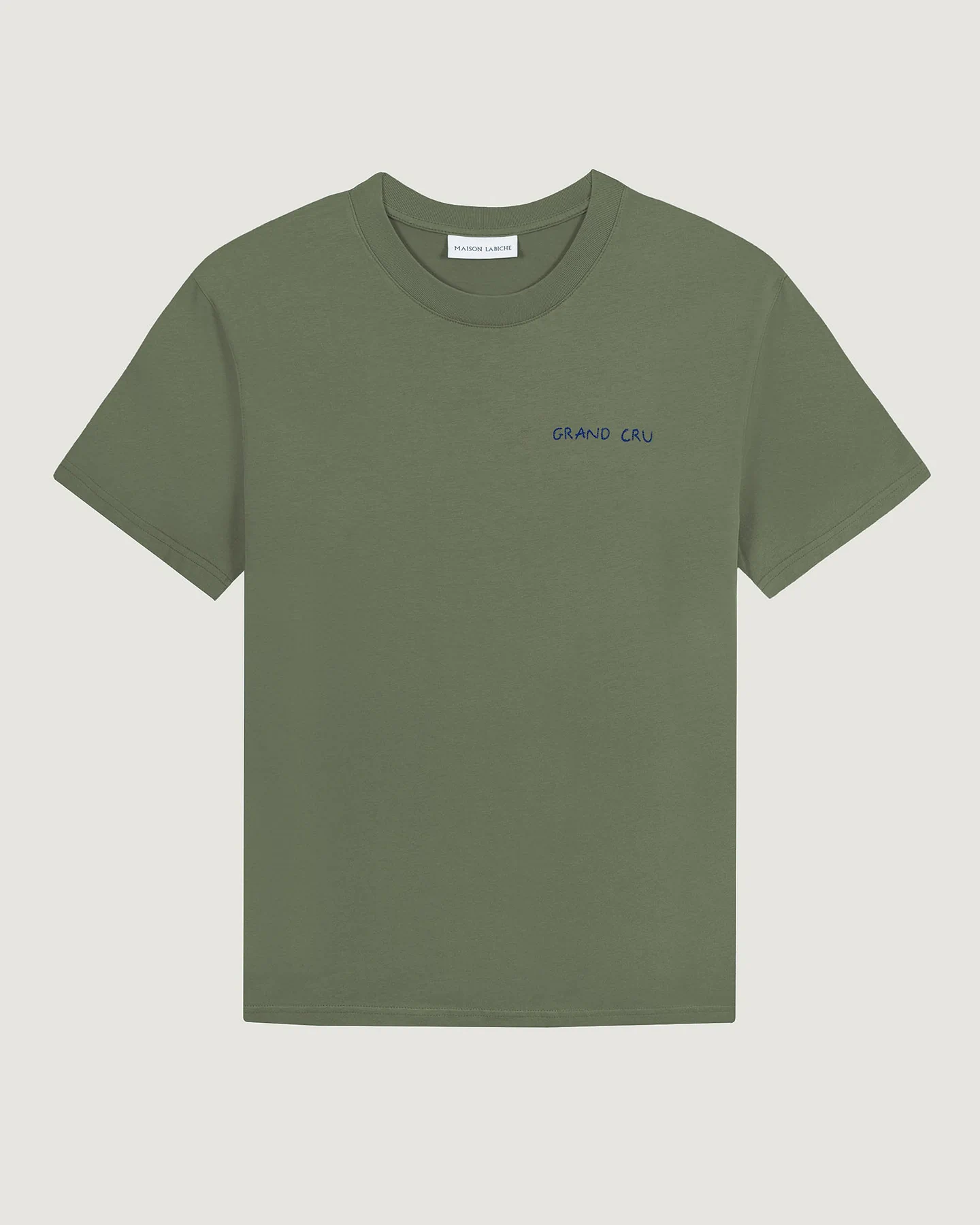 T-shirt Popincourt "Grand Cru" — Olive Green