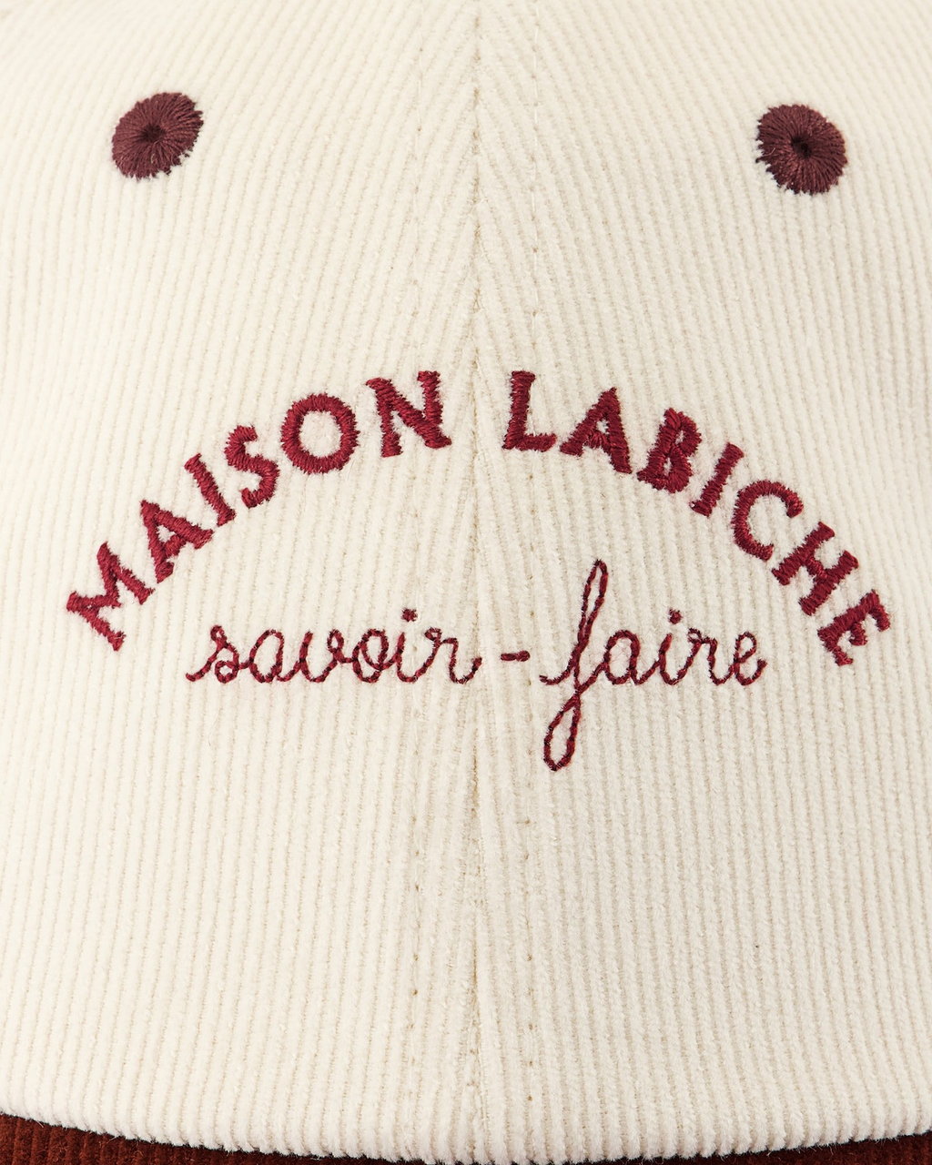 Casquette Beaumont "Mini Manufacture" — Velvet Ivory Acajou