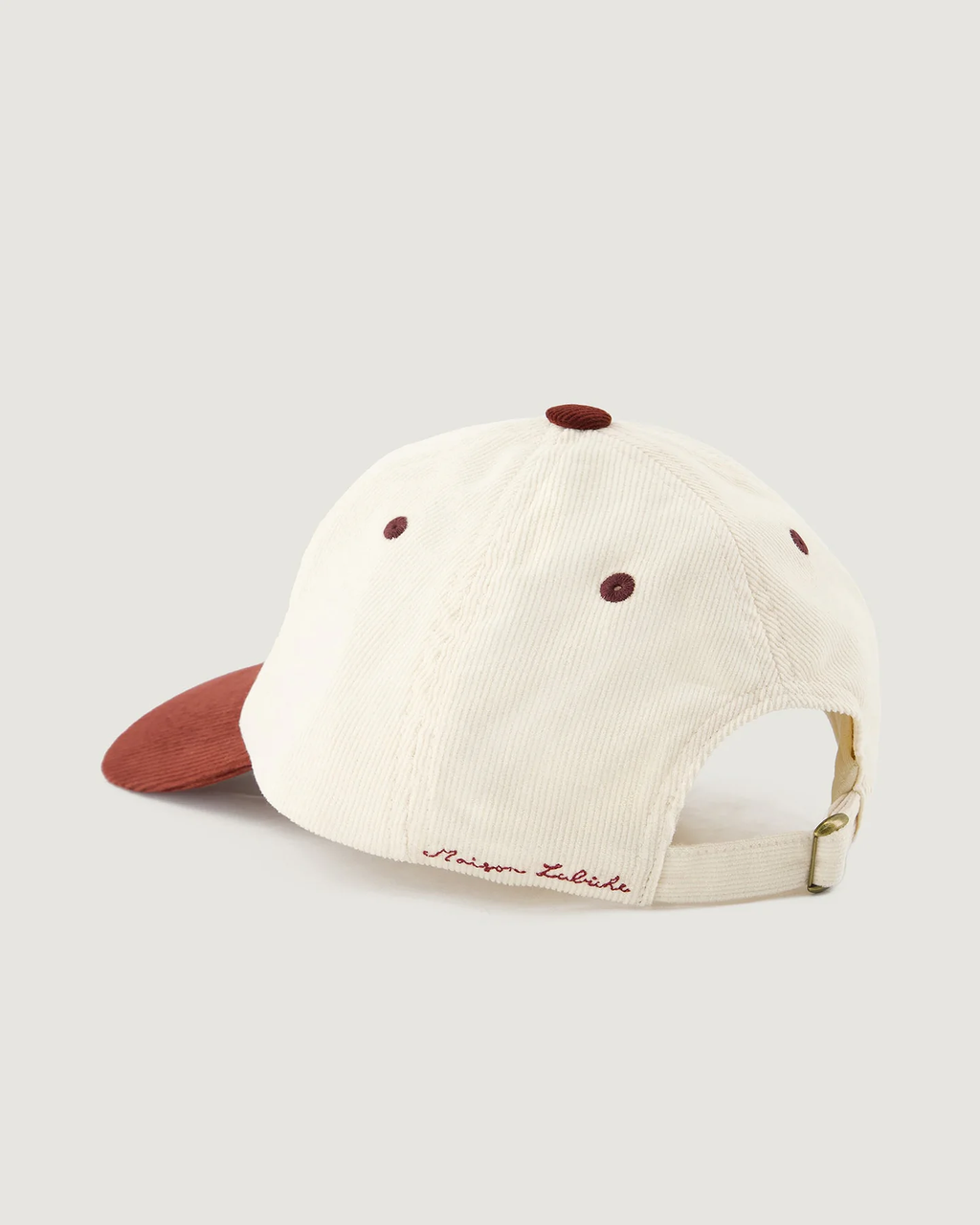 Casquette Beaumont "Mini Manufacture" — Velvet Ivory Acajou