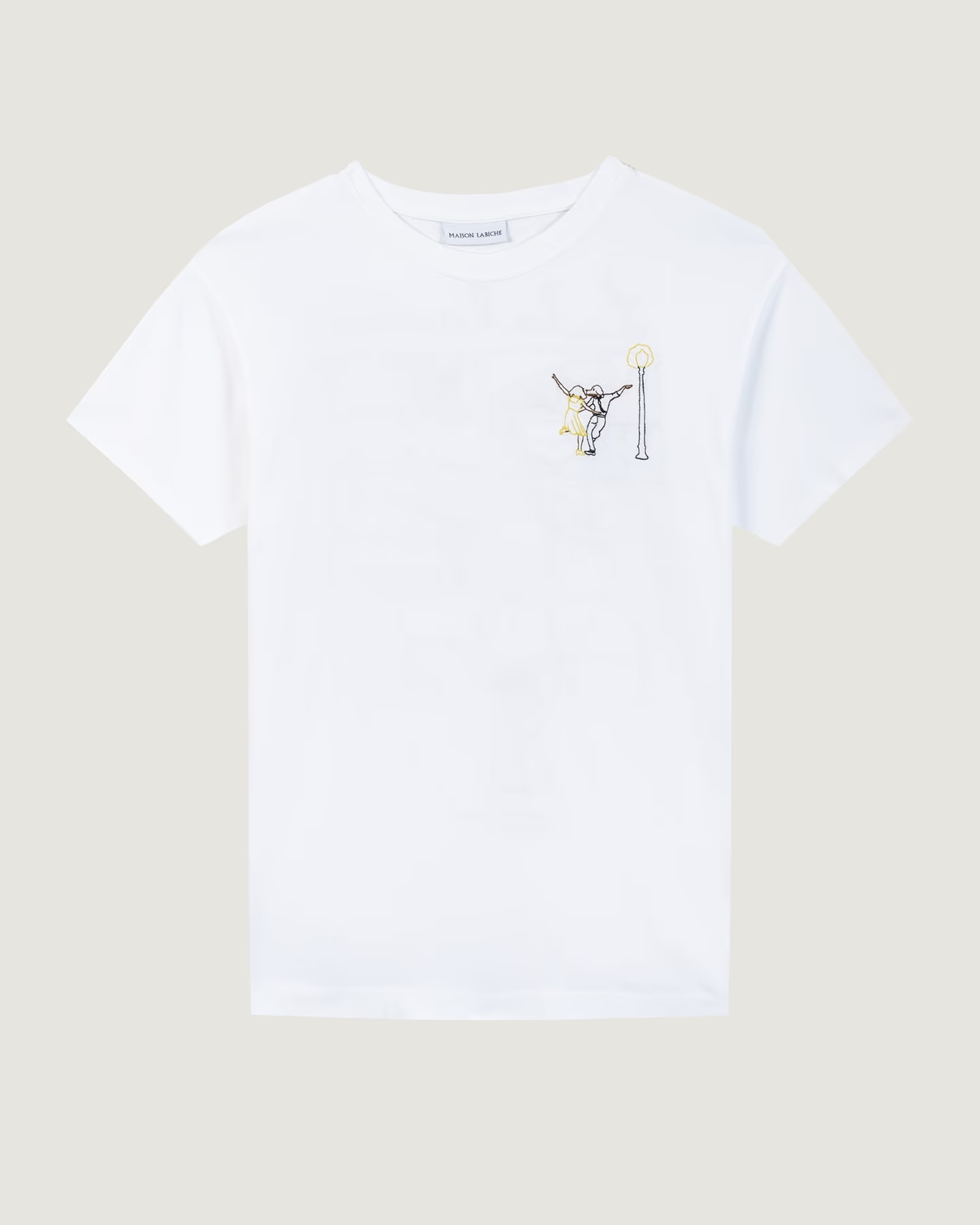 T-shirt Bainville "Lalaladog" — White