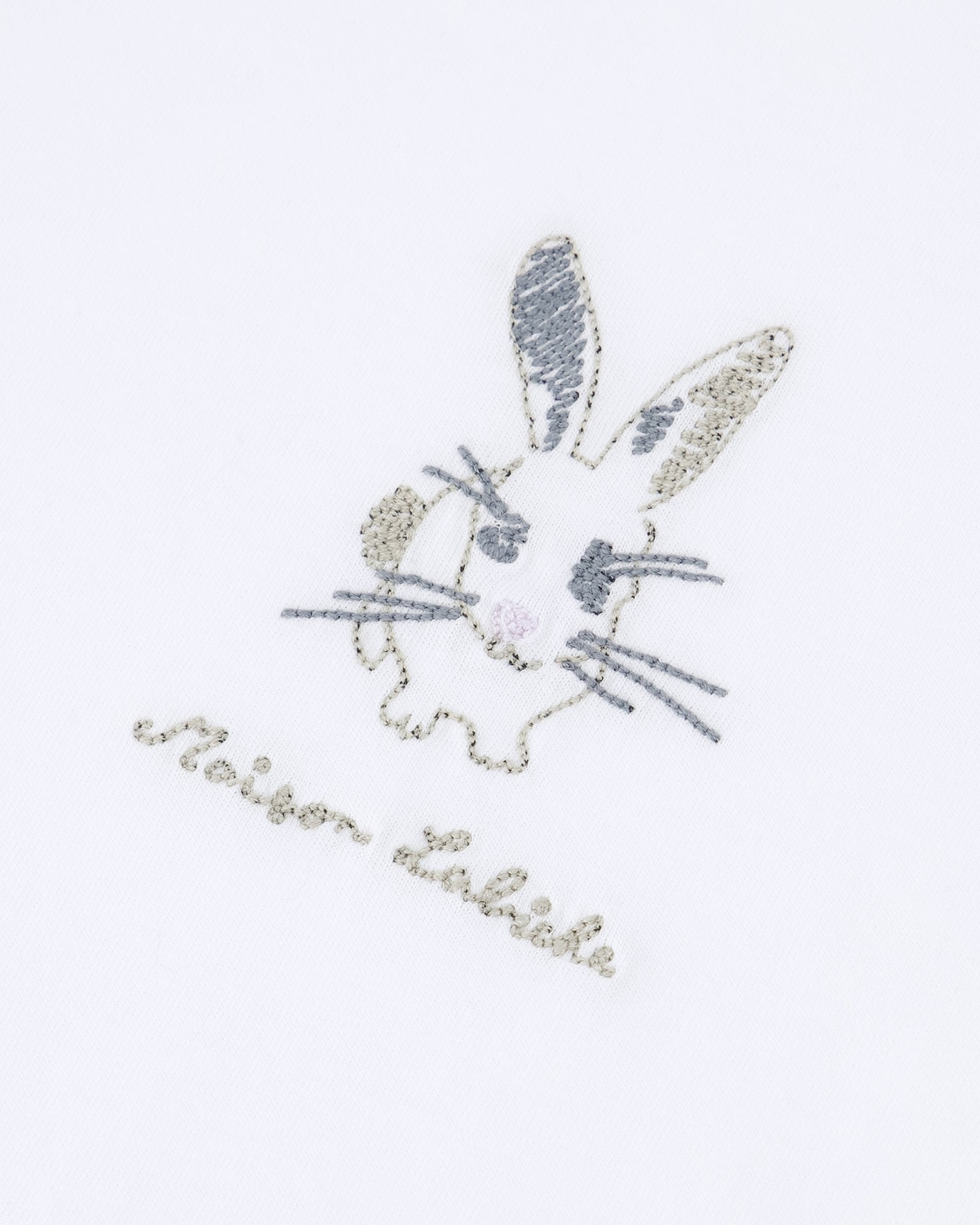 T-shirt Popincourt "Rabbit" — White