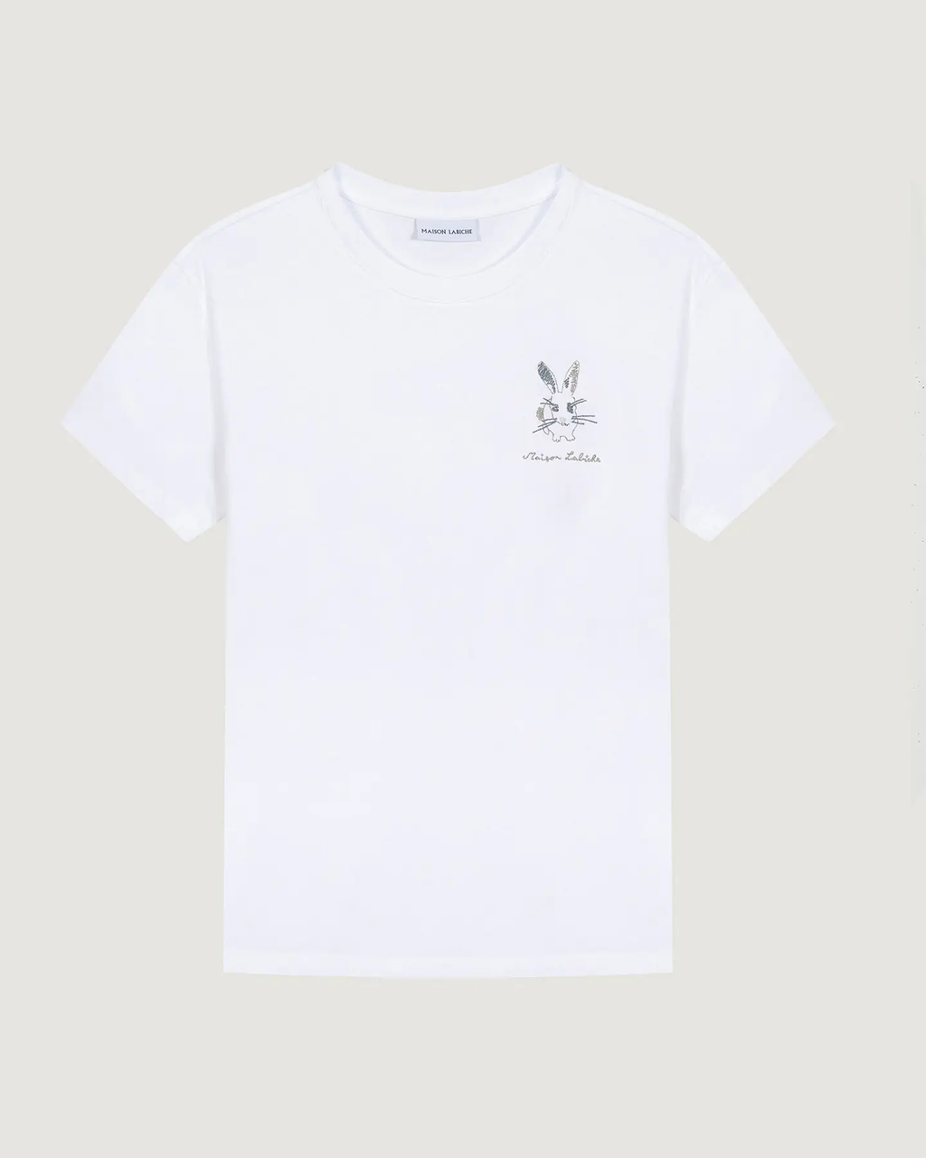 T-shirt Popincourt "Rabbit" — White
