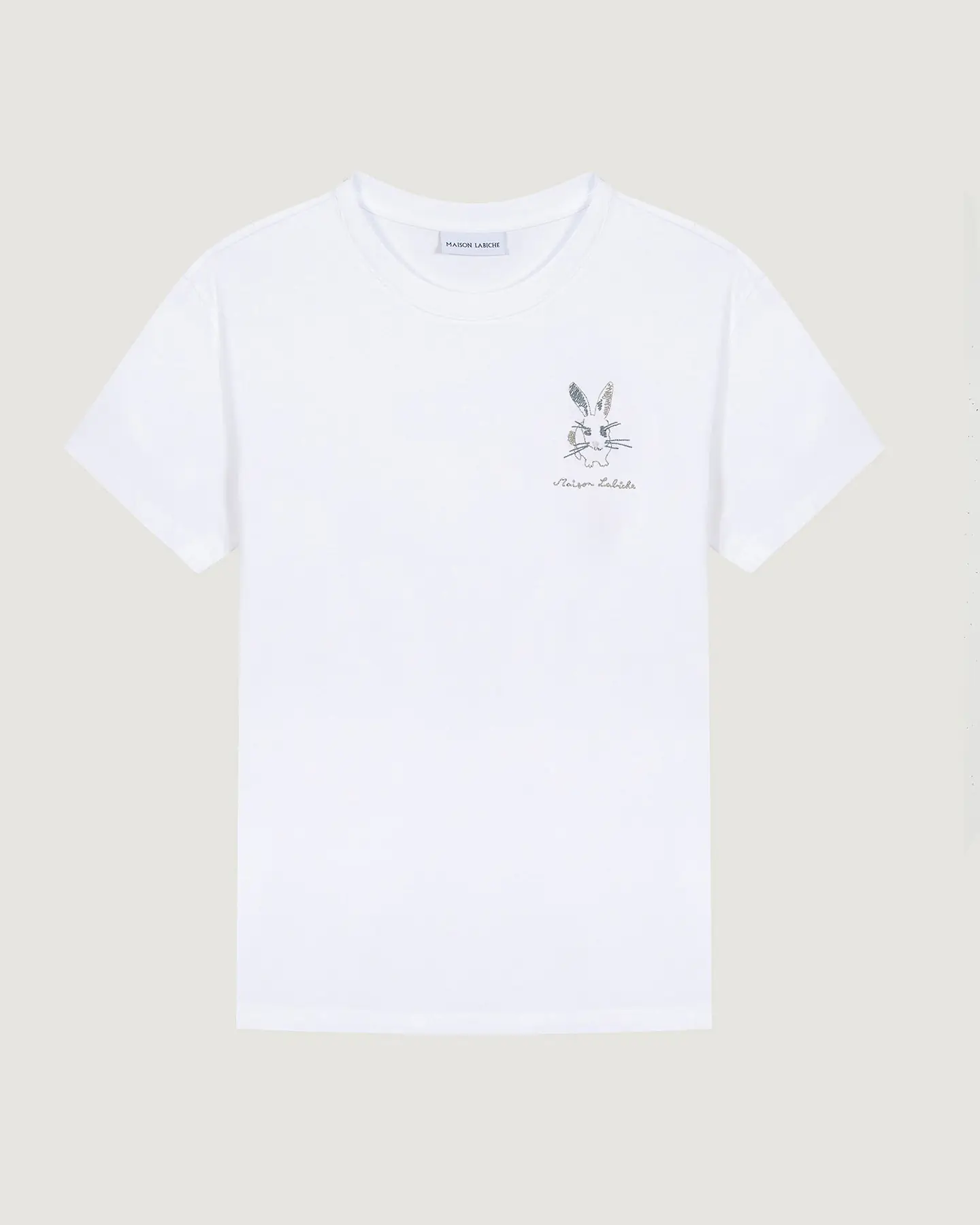 T-shirt Popincourt "Rabbit" — White