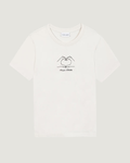 T-shirt Popincourt "Love Hand" — Off White