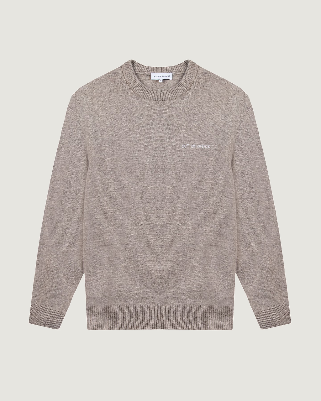 Pull Grand Cerf "Out of Office" - Laine d'agneau — White Cru