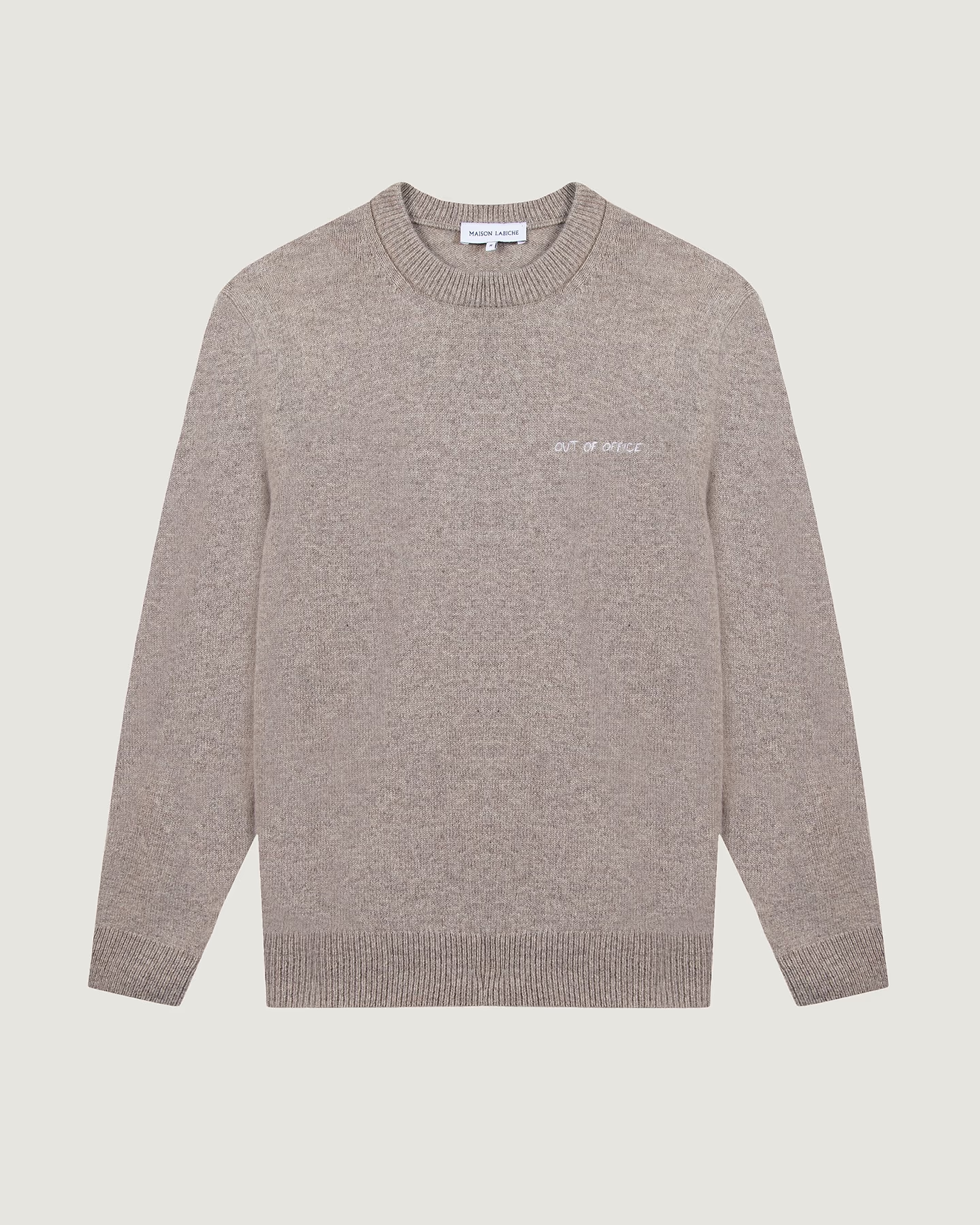 Pull Grand Cerf "Out of Office" - Laine d'agneau — White Cru