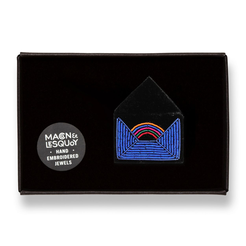 BROCHE LETTRE D'ANNIVERSAIRE