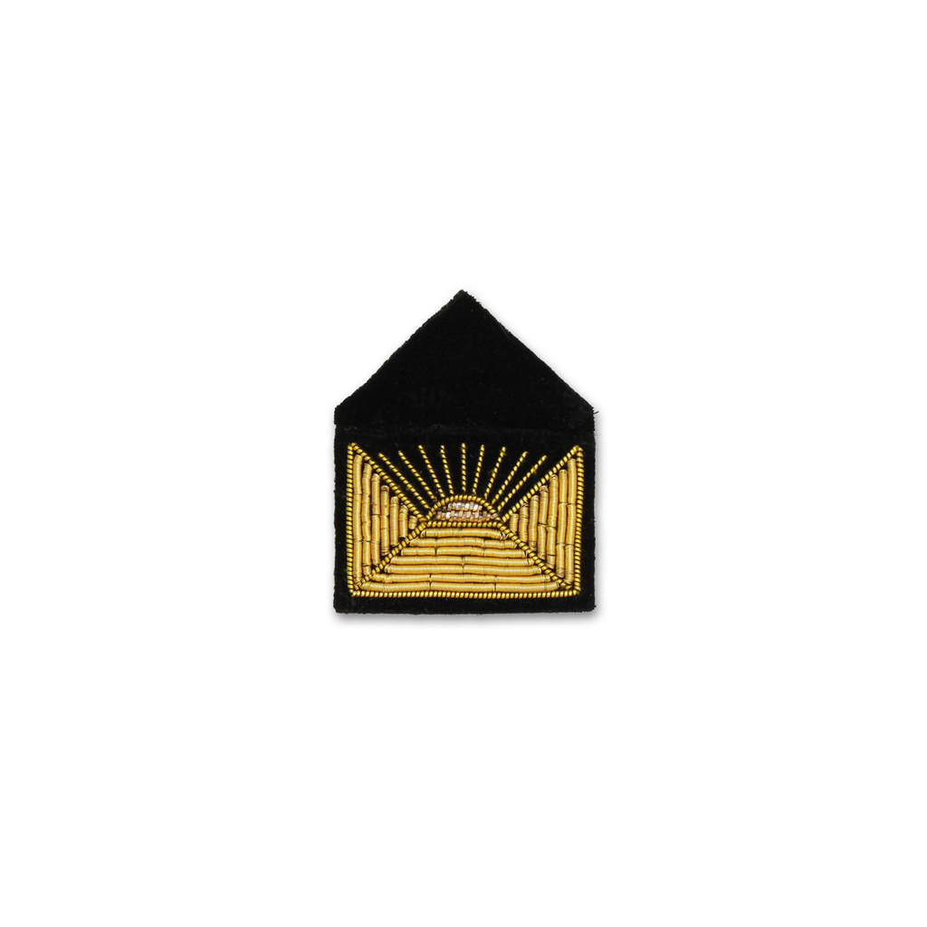 BROCHE LETTRE DE REMERCIEMENT