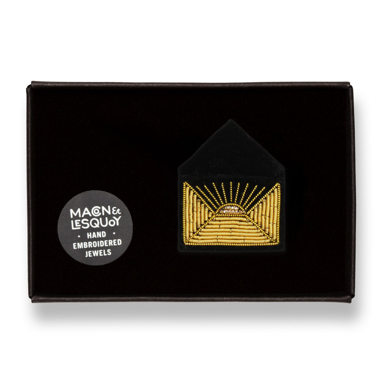 BROCHE LETTRE DE REMERCIEMENT