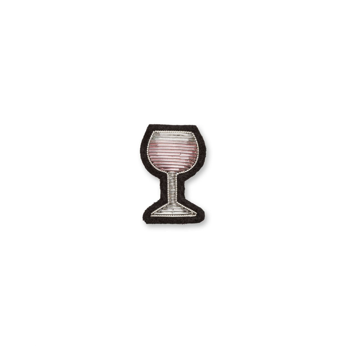 BROCHE VERRE VIN ROSÉ