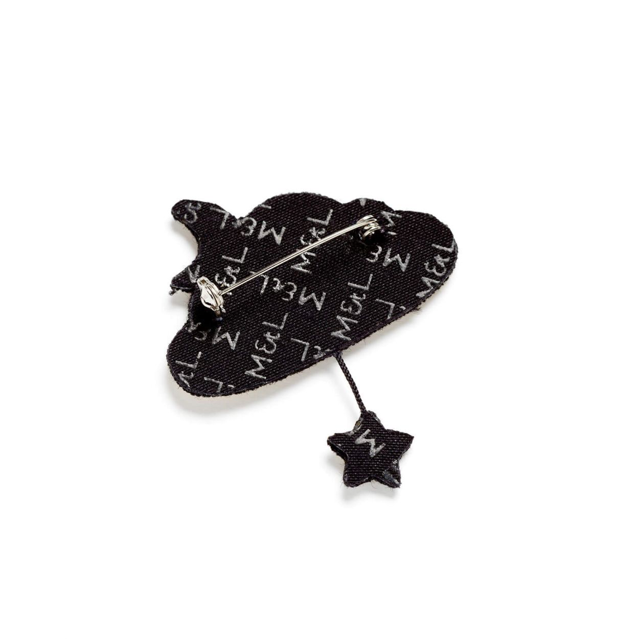 BROCHE NUAGE OR ET ÉTOILE