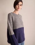 Pull Dana Colorblock – Navy Grey