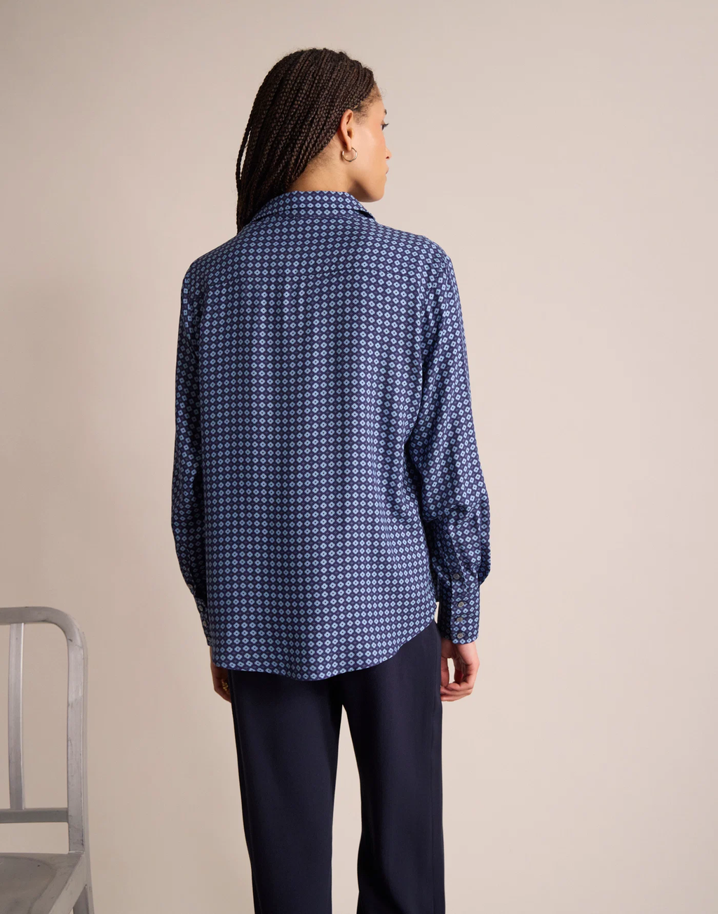 Chemise Maureena Imprimée – Tie Blue