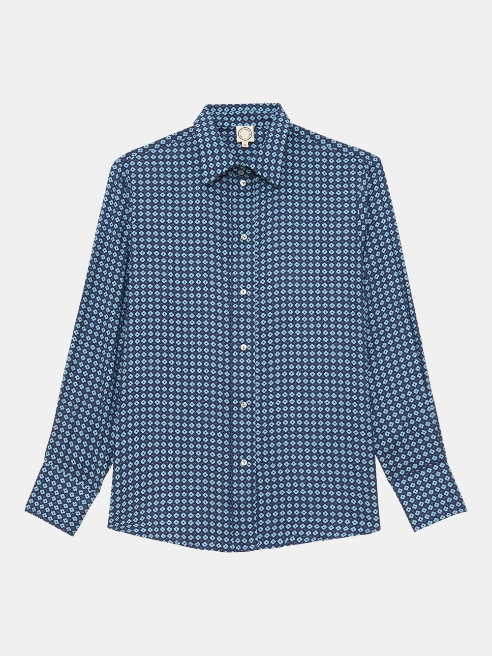 Chemise Maureena Imprimée – Tie Blue