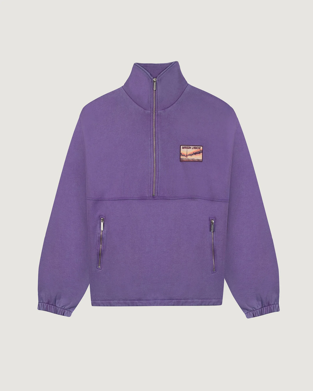 Sweatshirt Chiappe "Paris" — Violet Washed