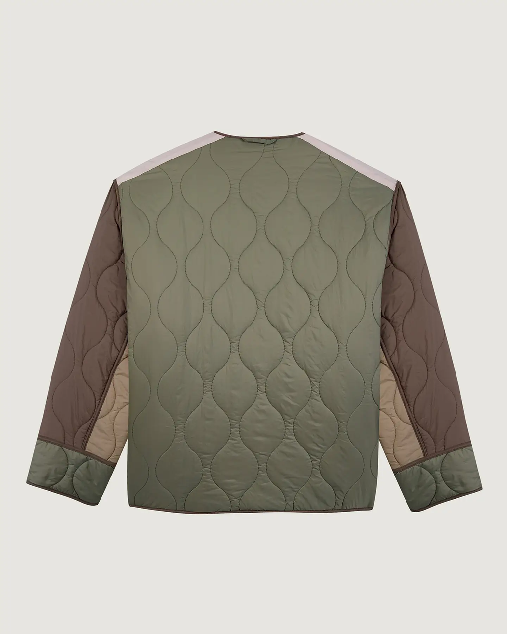 Veste Lechevin Paris Réversible "Matelassée" — Patch Brown Green