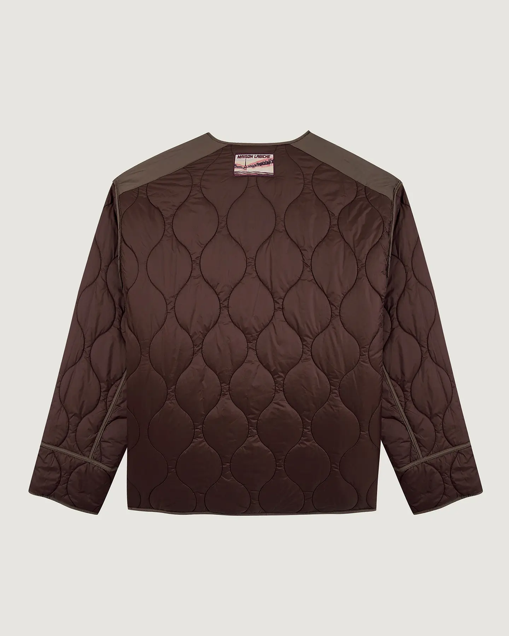 Veste Lechevin Paris Réversible "Matelassée" — Patch Brown Green