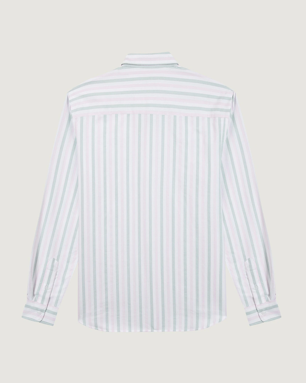 Chemise Bonne Graine Cardin "coton gratte" — Oxford Br Green Pink