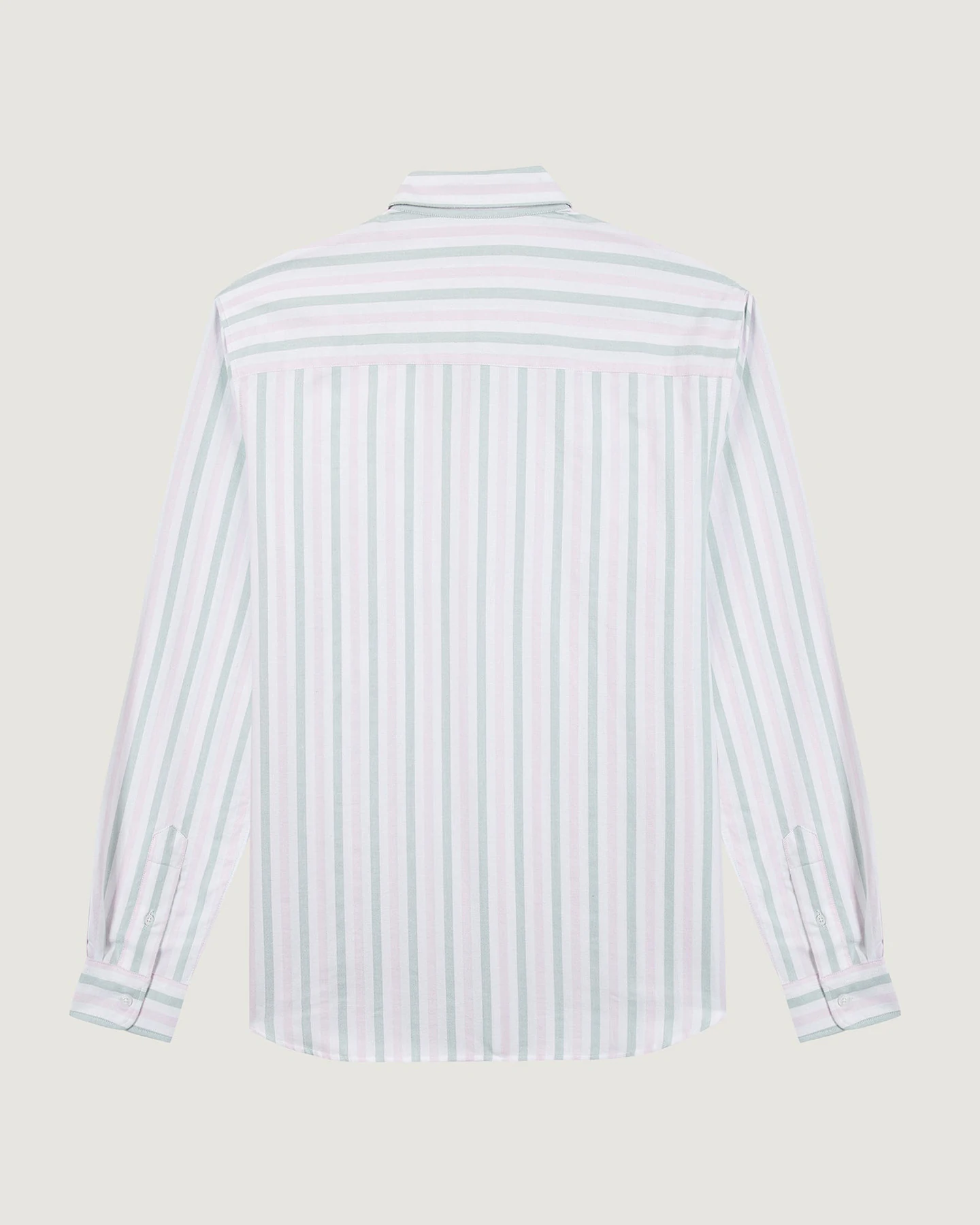 Chemise Bonne Graine Cardin "coton gratte" — Oxford Br Green Pink