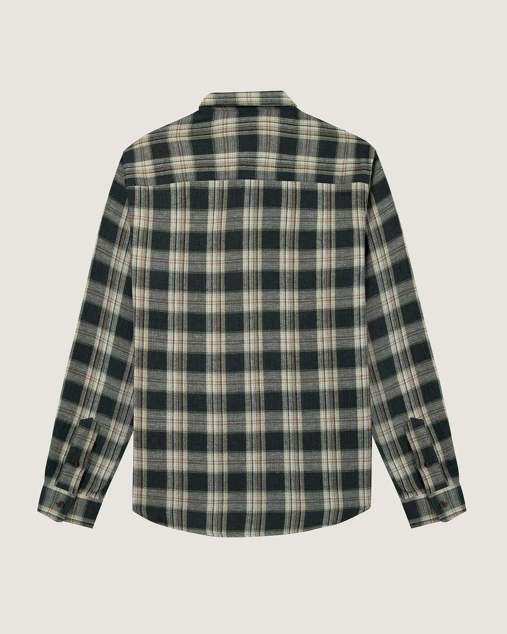 Chemise Bonne Graine Harlem "coton gratte" — Gauze Plaid Carbon