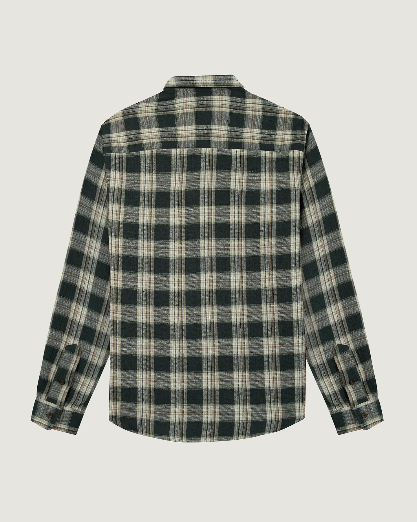 Chemise Bonne Graine Harlem "coton gratte" — Gauze Plaid Carbon