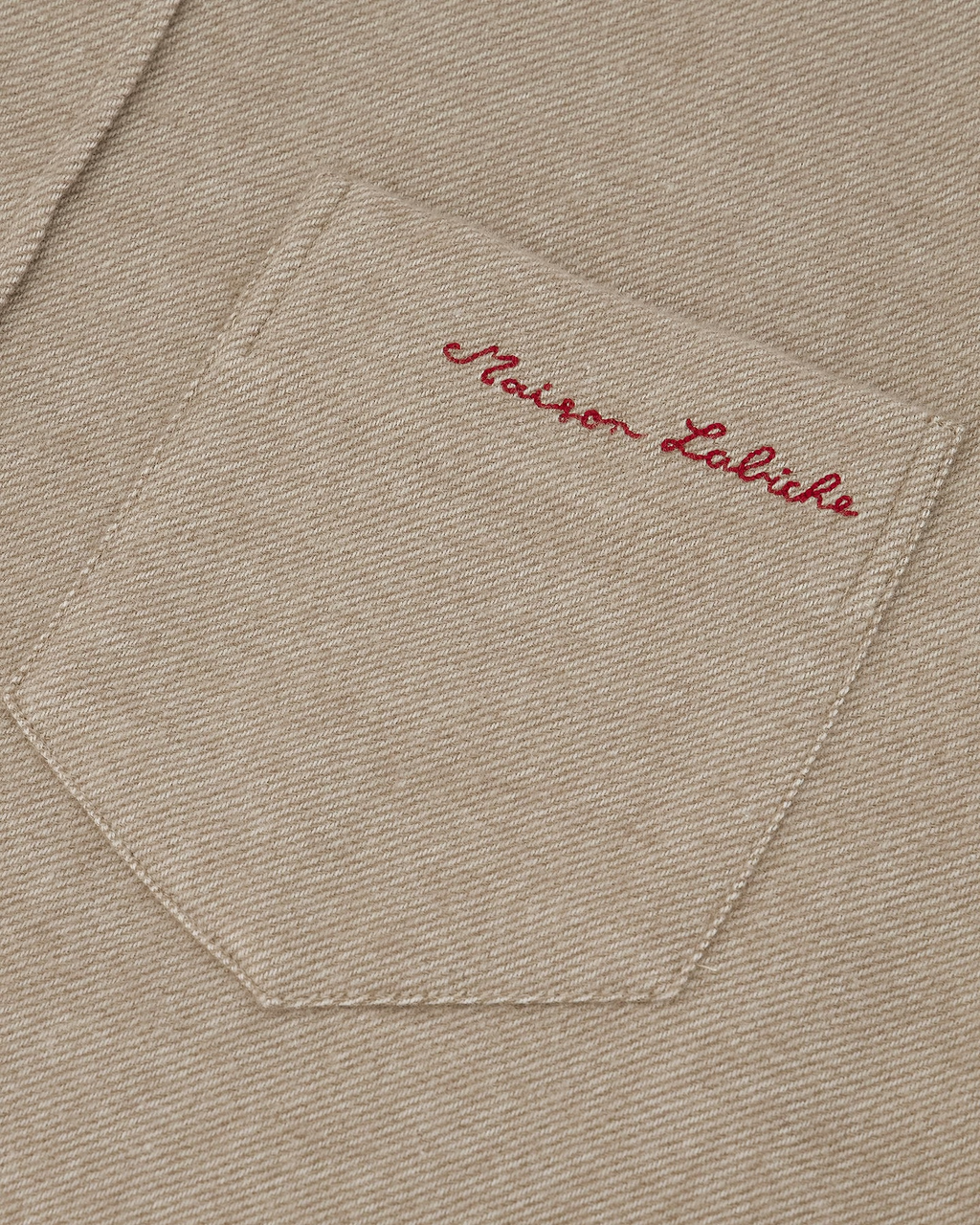 Chemise Bonne Graine Twill "flanelle" — Flannel Blue & Flannel Mouline Clay